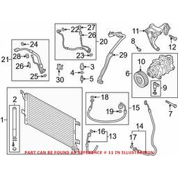 Audi A/C Compressor Bracket 06M260885M